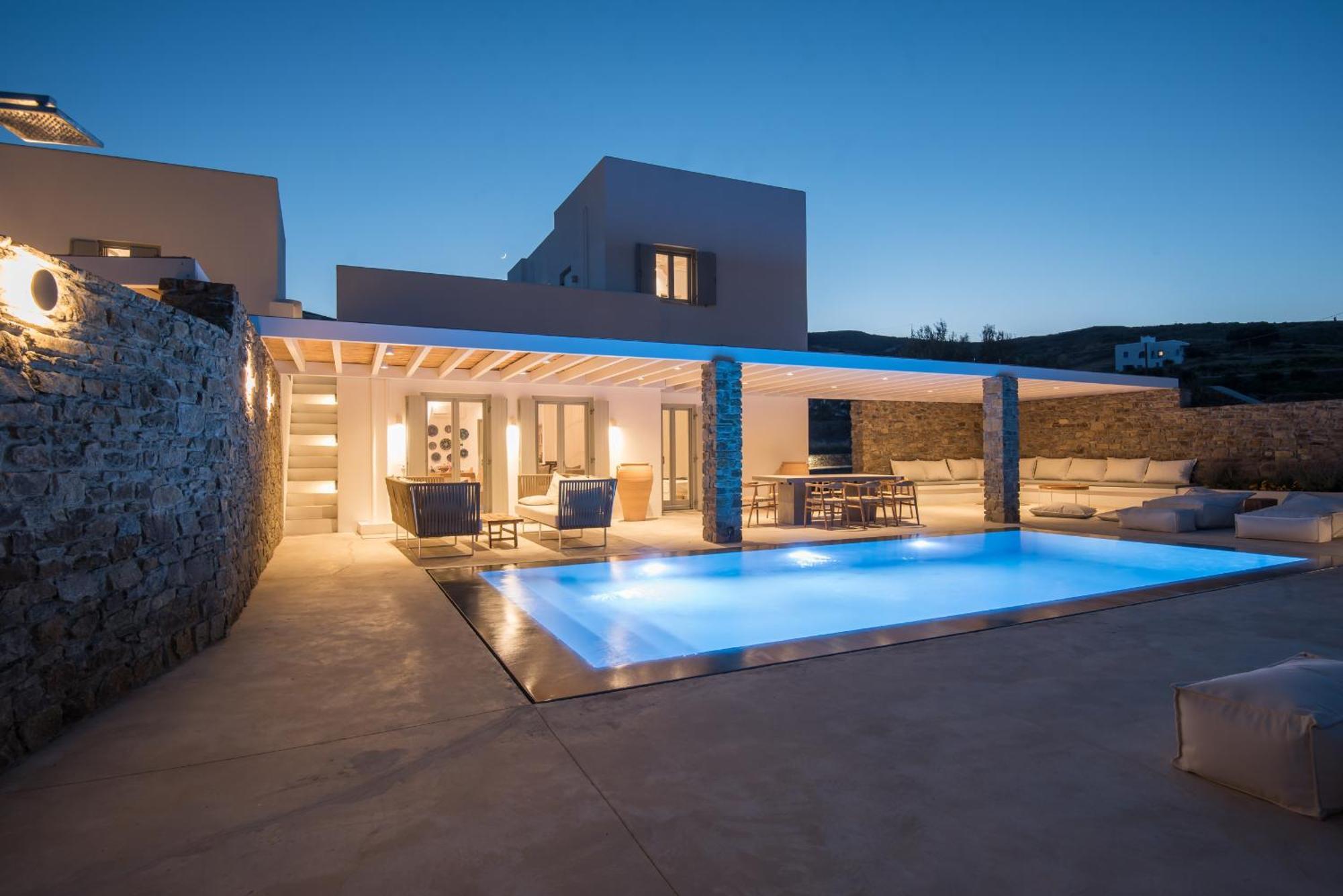 Dreamy 5 Bdr Antiparos Pool Villa Andíparos Exterior foto